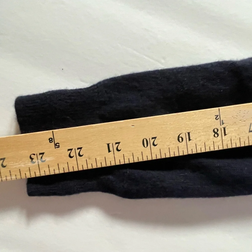 M: BODEN Pure Cashmere Crew Neck Sweater Navy Striped Retro Apres Skii NWT! - Picture 7 of 9